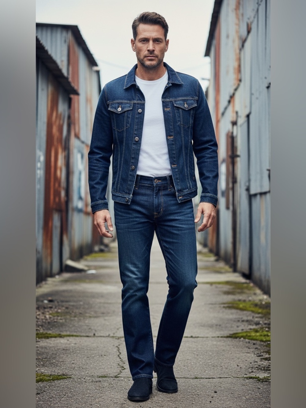 Lucky Brand Men's 221 Premium Italian Denim Straight Fit/Leg Jeans